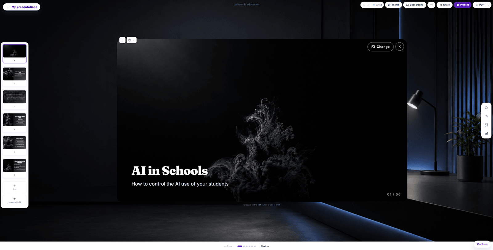 Editor — slideshow